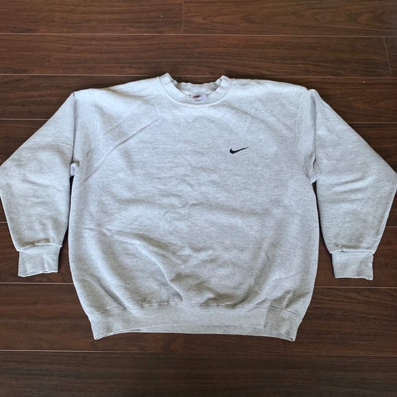 nike crewneck sweatshirt white